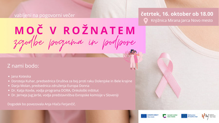 Moč v rožnatem - pogovorni večer